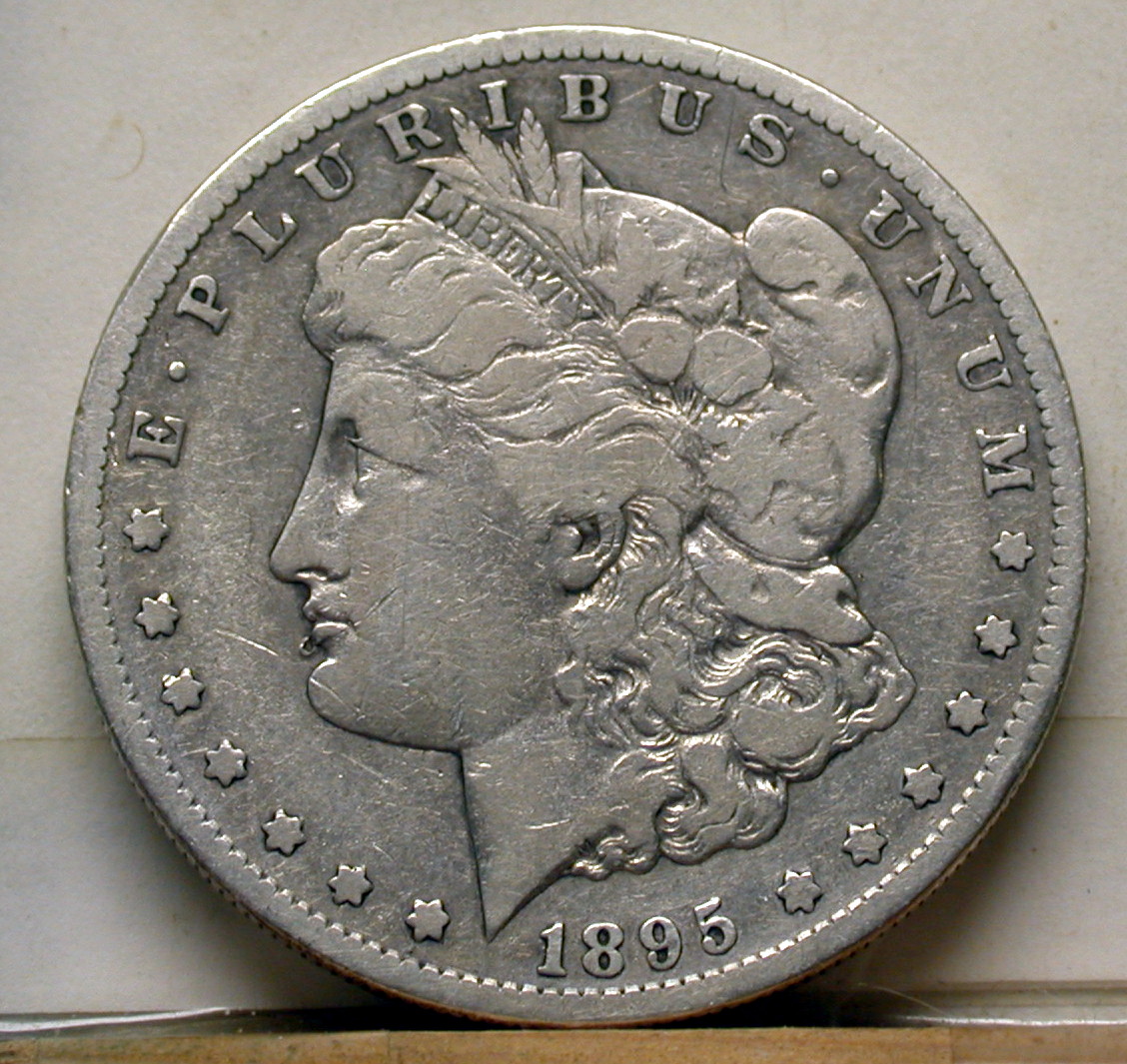 1895 S Morgan Dollar in Fine+! - Click Image to Close